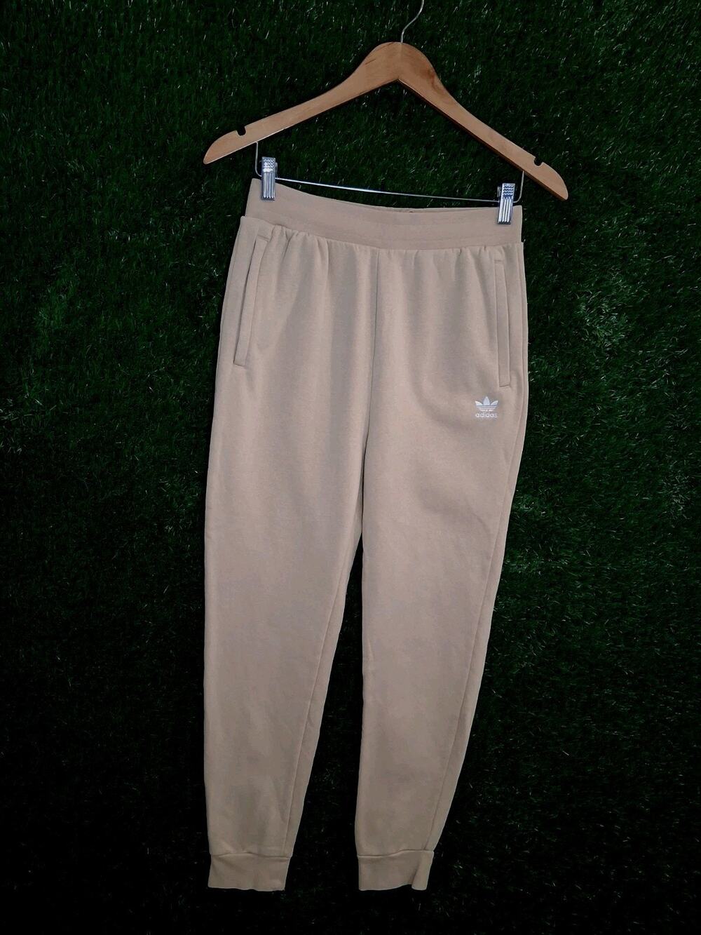adidas Originals Youth Boys Girls Essentials Fleece Jogger Pants Beige 13-14Y L